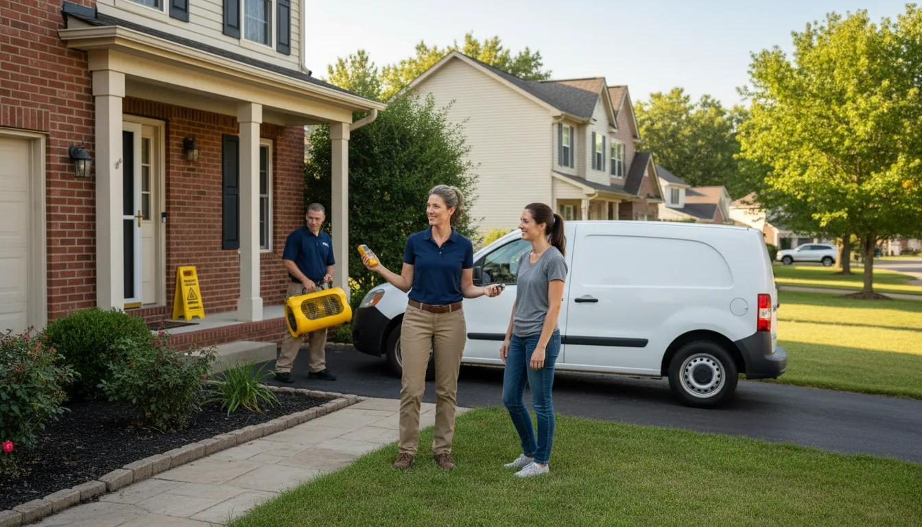 Residential water damage restoration in Logandale, NV